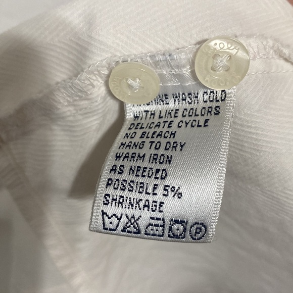 Lilly Pulitzer White Button Down Top - Picture 10 of 10